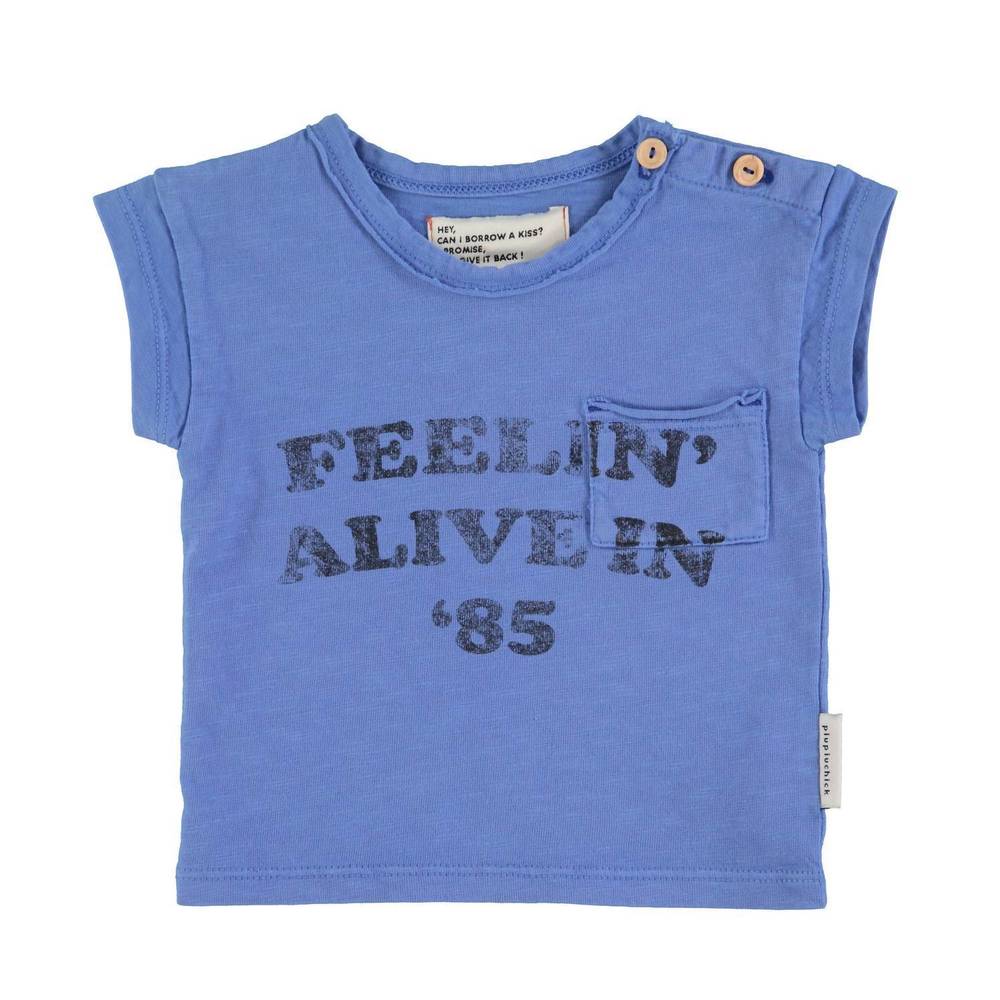 NEW PIUPIUCHICK kids graphic top in blue